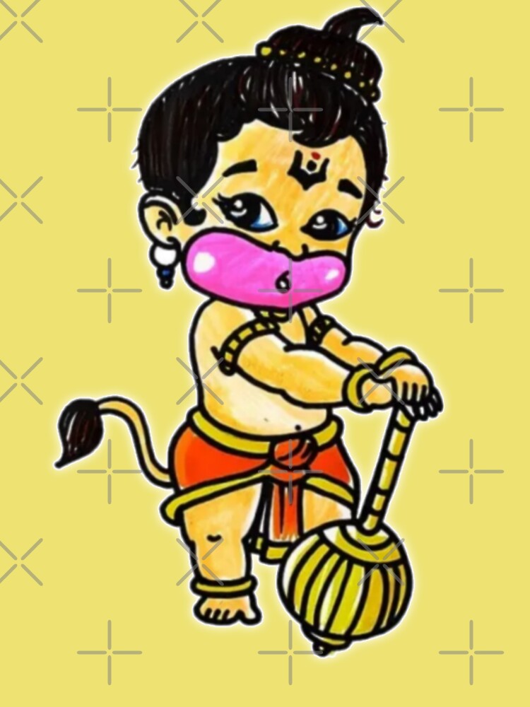 A sketch of lord Hanuman by Vaibhaviveera Shettigar