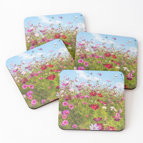 Item preview, Field of cosmos flowers designed and sold by aaronchoi.
