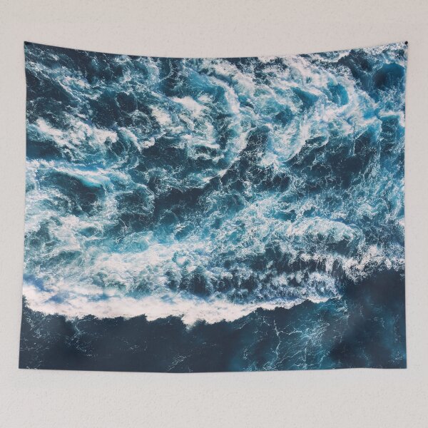 Item preview, Far into the ocean | Deep Blue | Ocean | Frothy Waves | High Sea designed and sold by iwaya-bazaar.