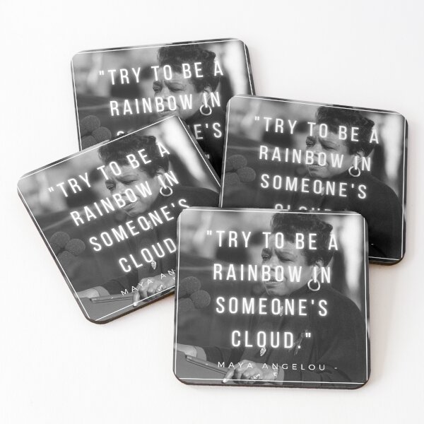 Item preview, Try to be a rainbow in someone's cloud | Maya Angelou | Letter to My Daughter designed and sold by iwaya-bazaar.
