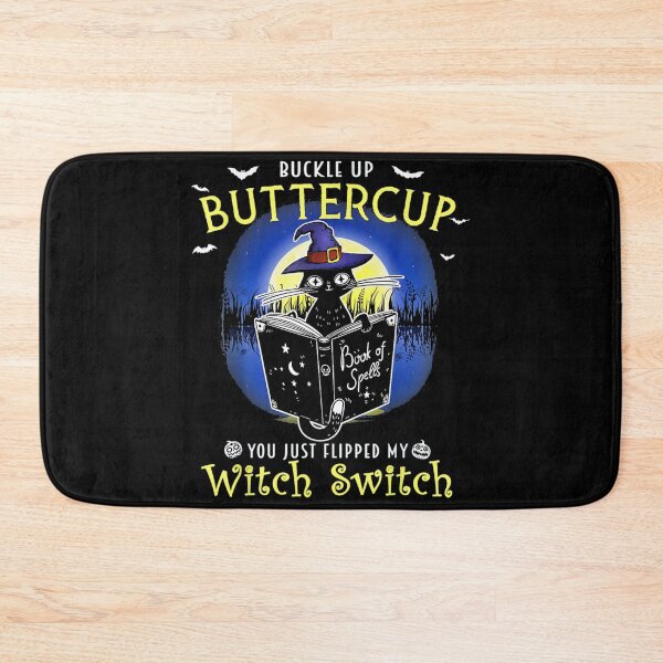 Item preview, Buckle up buttercup witch switch Cat designed and sold by Jones Brandi.