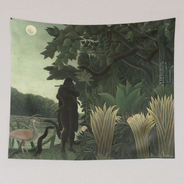 Item preview, HENRI ROUSSEAU - The snake charmer - La Encantadora de Serpientes designed and sold by MagicStrawberry.