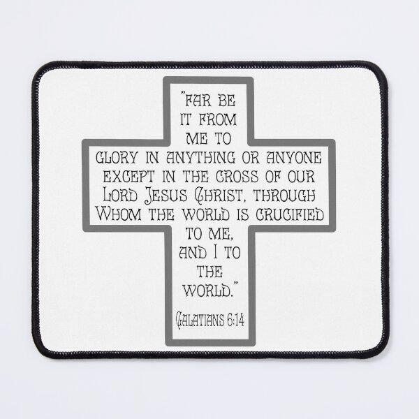Item preview, Cross w/Galatians 6:14 designed and sold by trueIDdesigns.