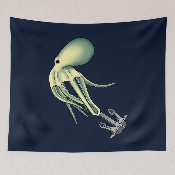 Artikelvorschau, Octopus with Anchor entworfen und verkauft von AuraWalker1.