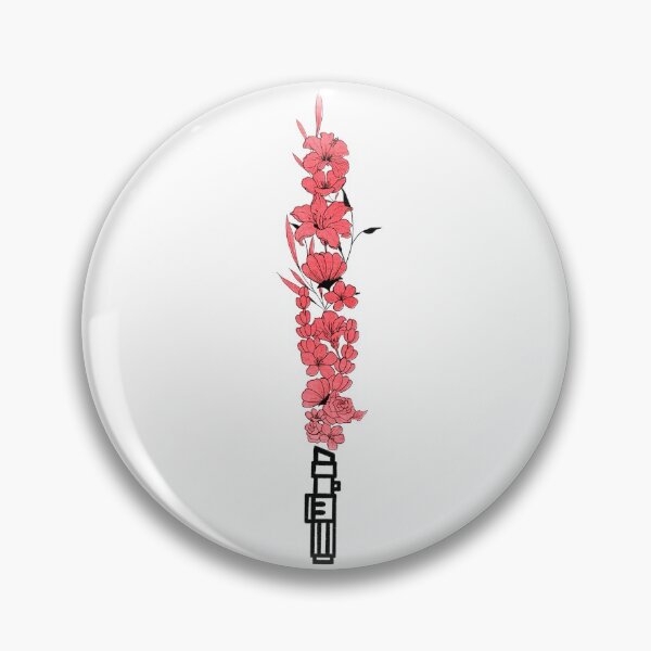 Item preview, floral light saber red designed and sold by akamandyy.