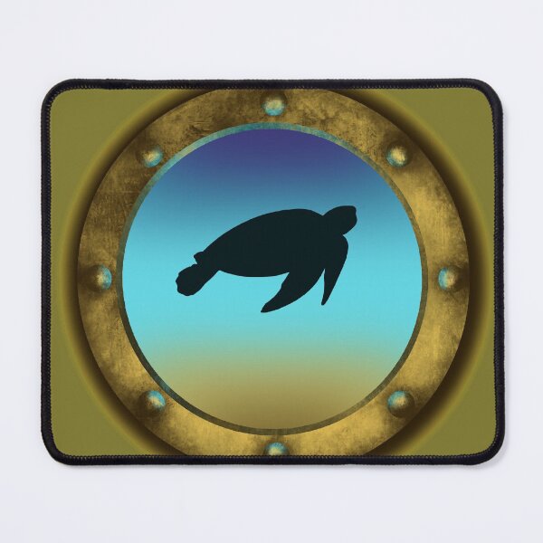 Item preview, Somewhere in Deep Sea / Turtle Silhouette   designed and sold by wild.geranium.design.