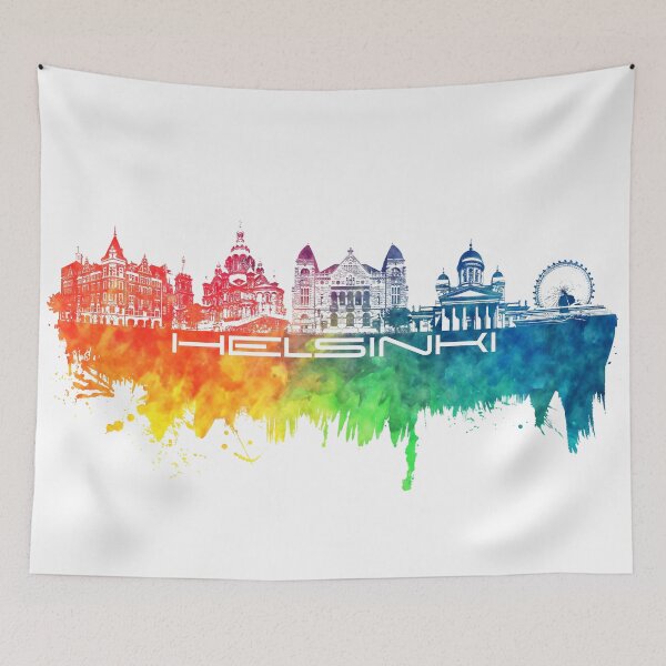 Item preview, Helsinki skyline color designed and sold by JBJart.