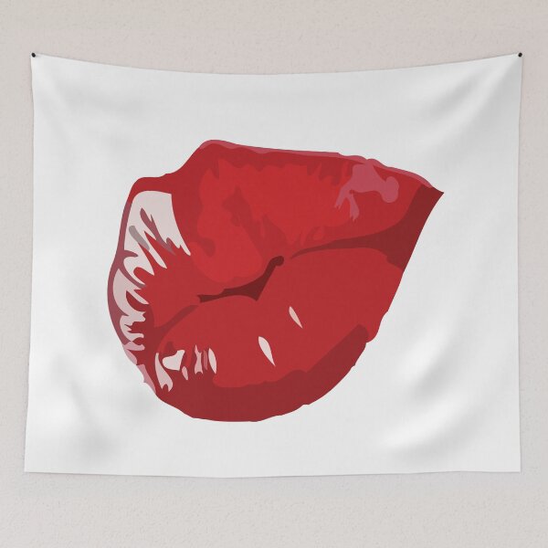 Item preview, Sexy teen girl lips bite biting teeth red designed and sold by CurtisMena.