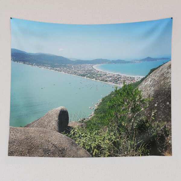 Item preview, Beach | Lookout | Bombinhas Beach | Brazil | Santa Catarina designed and sold by iwaya-bazaar.