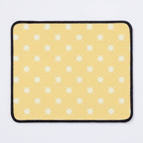 Item preview, Coordinating yellow Geometric background for the Whimsical Soft Rainbow Daisy Flowers design designed and sold by wild.geranium.design.