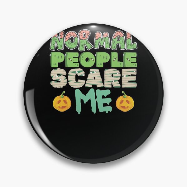 Item preview, Halloween Costume Normal People Scare Me Pumpkin  designed and sold by huyhong10028.