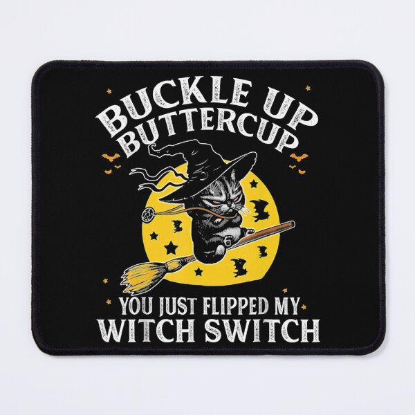 Item preview, Cat Buckle Up Buttercup Halloween designed and sold by Politi Joseph.