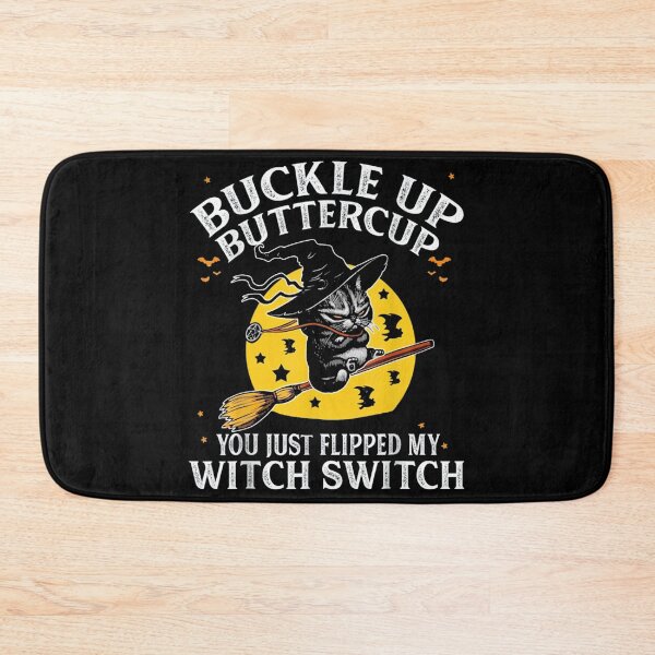 Item preview, Cat Buckle Up Buttercup Halloween designed and sold by Politi Joseph.