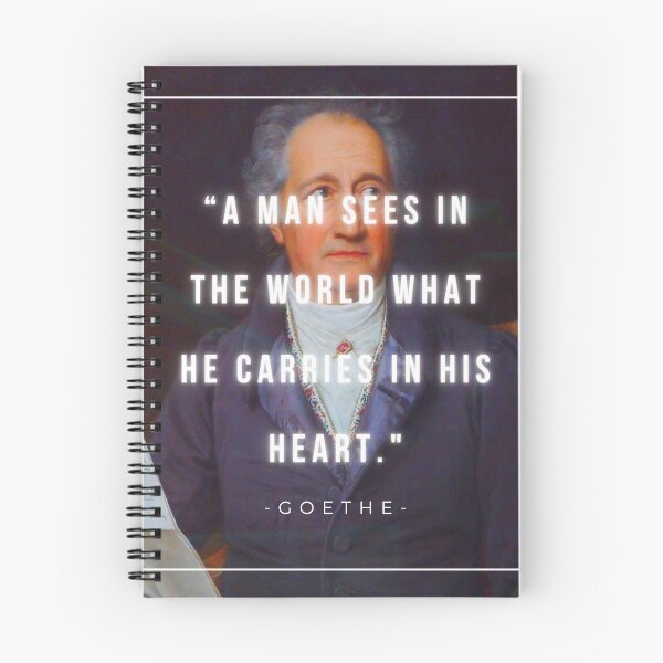 Item preview, A man sees in the world what he carries in his heart | Johann Wolfgang von Goethe | Faust designed and sold by iwaya-bazaar.