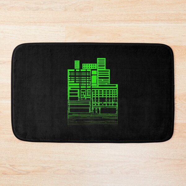Item preview, 8-bit city Green Version designed and sold by huyhong10028.