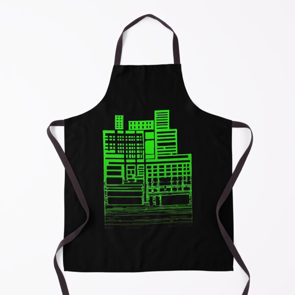 Item preview, 8-bit city Green Version designed and sold by huyhong10028.