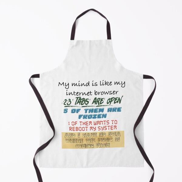 Item preview, My mind is like my internet browser Black Text designed and sold by Black-Orc.