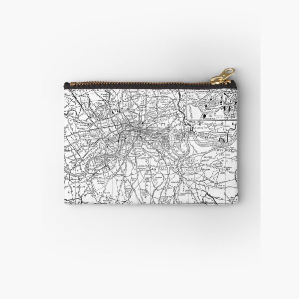 Item preview, Vintage Map of London England (1911) designed and sold by BravuraMedia.