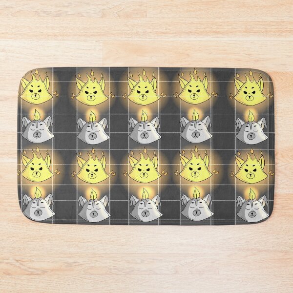 Item preview, Candles and flames cats pattern designed and sold by Maypa.