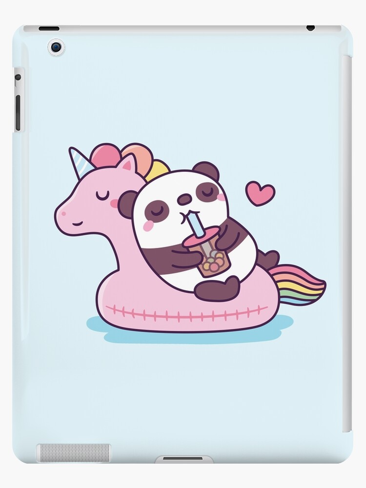 Cute Little Panda Gamer With Headphones iPad Case & Skin for Sale by  rustydoodle