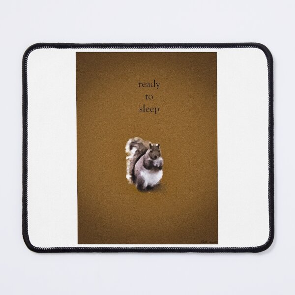 Item preview, Sleepy Squirrel designed and sold by TheNerdiestYet.