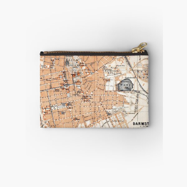 Item preview, Vintage Map of Darmstadt Germany (1905)  designed and sold by BravuraMedia.