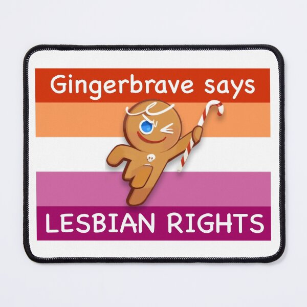 Item preview, Gingerbrave Lesbian Rights designed and sold by AutumnLeef.