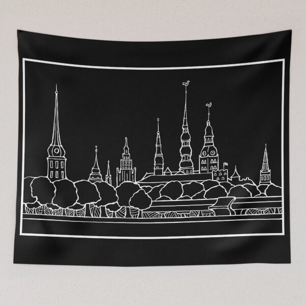 Item preview, Riga City Skyline designed and sold by Alyssa Duckworth.