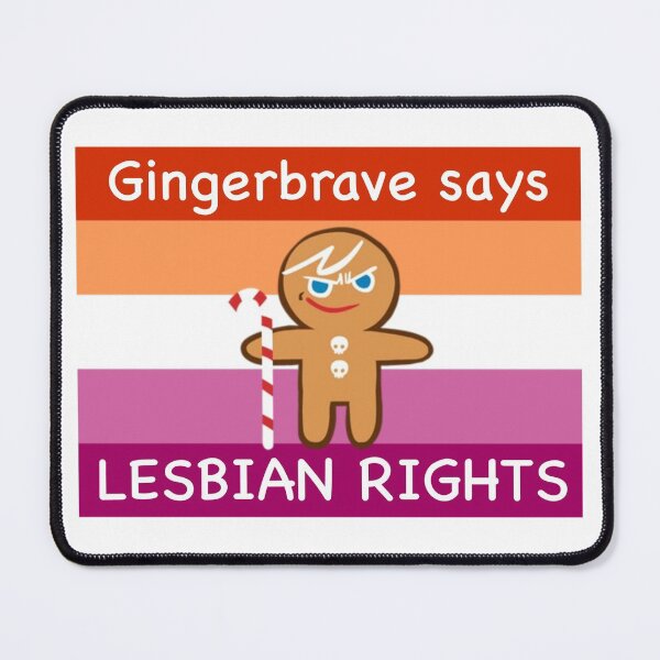 Item preview, Gingerbrave Lesbian Rights designed and sold by AutumnLeef.