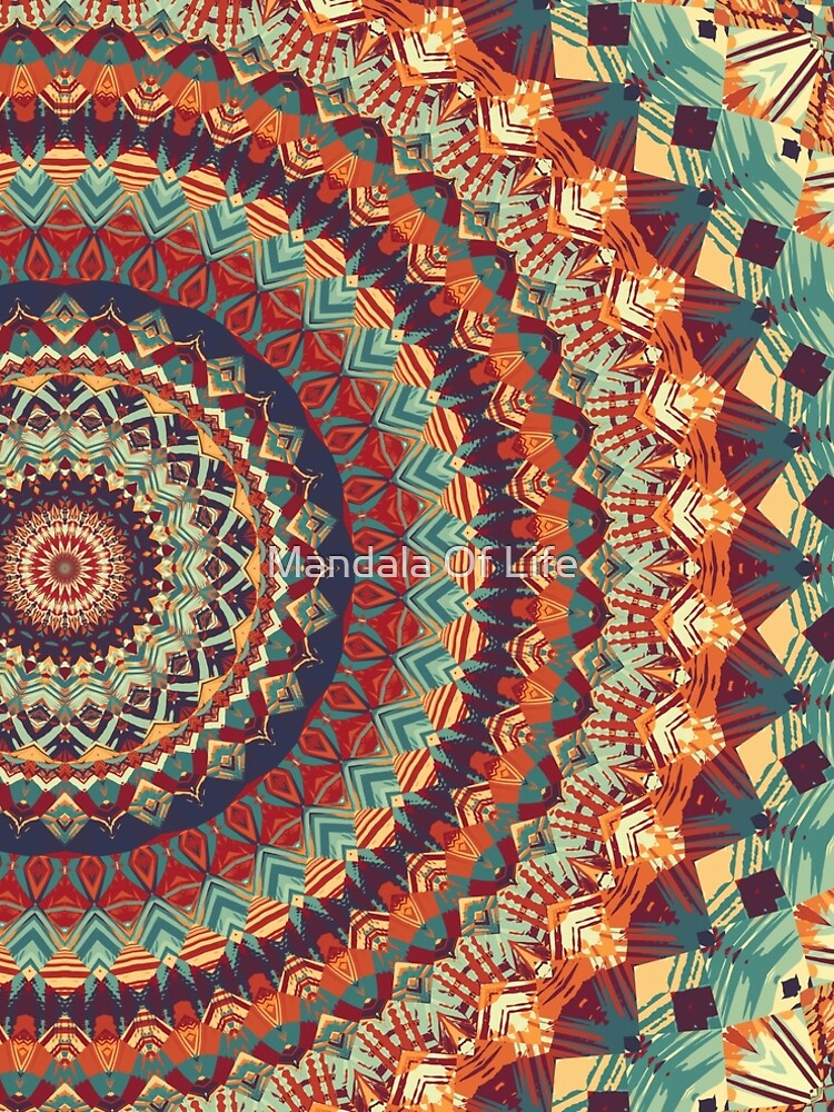 Aperçu 5 sur 5. Robe trapèze avec l'œuvre Mandala 160 créée et vendue par PatternsofLife.