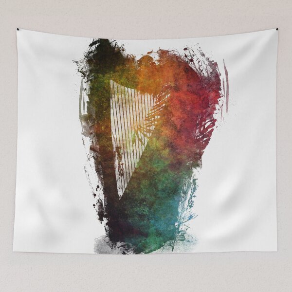 Item preview, Harp colored instrumental music designed and sold by JBJart.
