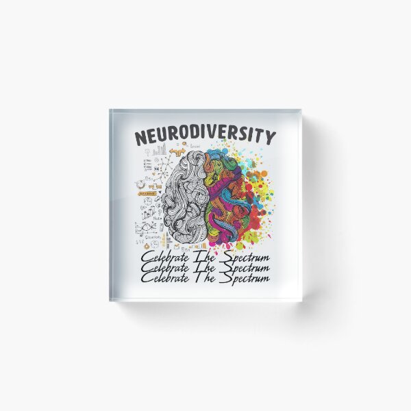Item preview, Celebrate Neurodiversity, celebrate the spectrum Rainbow Women Men Girl designed and sold by ecomdesign.