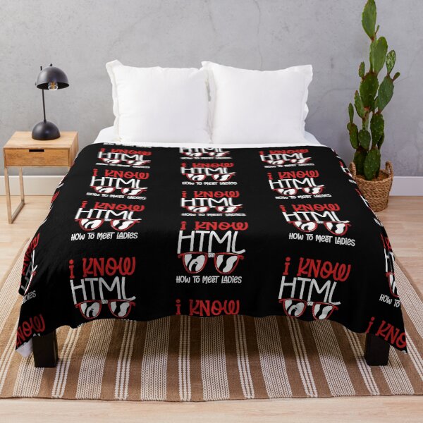 Item preview, I Know HTML (How To Meet Ladies) designed and sold by ComfyRebel.