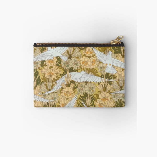Item preview, Vintage Art Deco Doves and Flowers designed and sold by BravuraMedia.