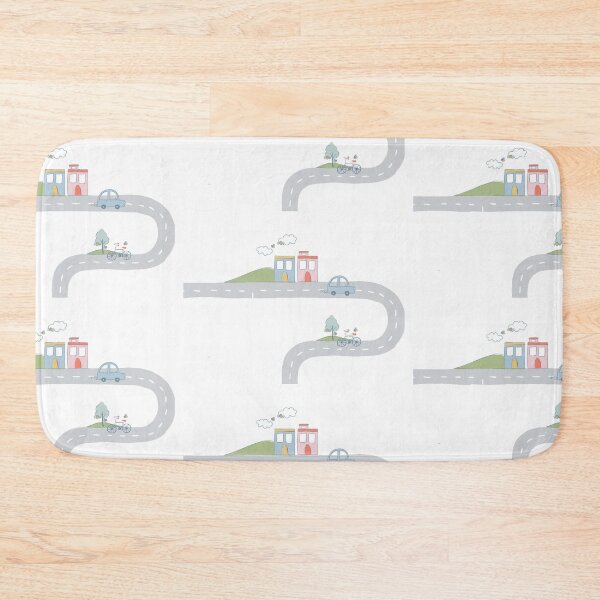 Item preview, Whimsical Road Scene designed and sold by SarnaDarlingArt.