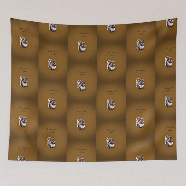 Item preview, Hibernation Squirrel designed and sold by TheNerdiestYet.
