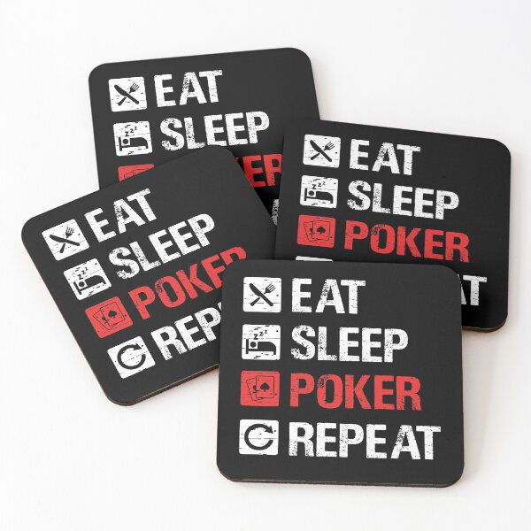 Item preview, Eat, sleep, poker, repeat designed and sold by angelusdark.