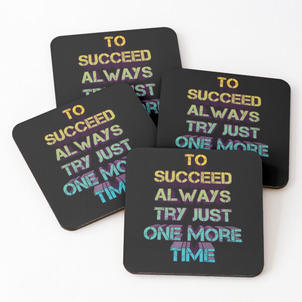 Item preview,  To Succeed Always Try Just One More Time Quote designed and sold by Red-ElYoubi.