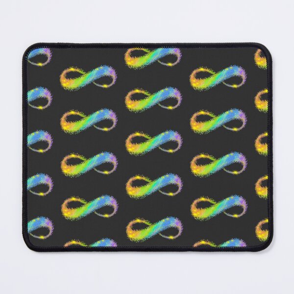 Item preview, Sparkly Rainbow Infinity Symbol / Neurodiversity Autism ADHD Acceptance  designed and sold by wild.geranium.design.