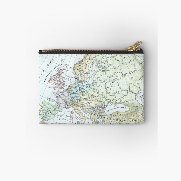 Item preview, Vintage Map of Europe (1899) designed and sold by BravuraMedia.