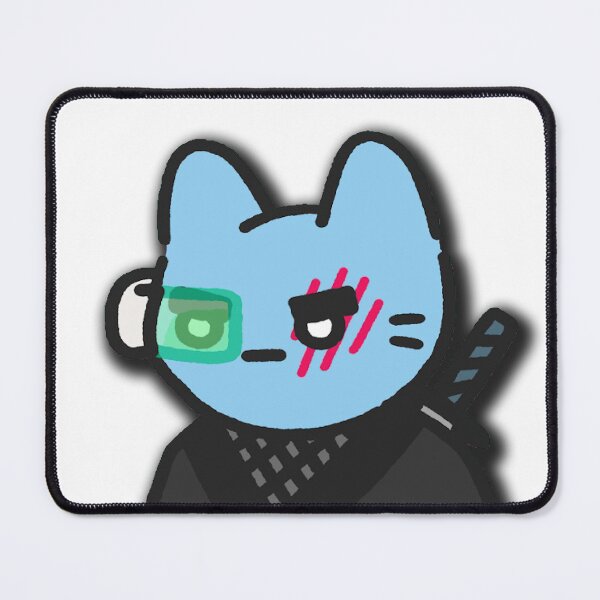 Item preview, CoolCat NFT Scouter Scar Angry Ninja Cat Crypto NFT designed and sold by milkteadreams.