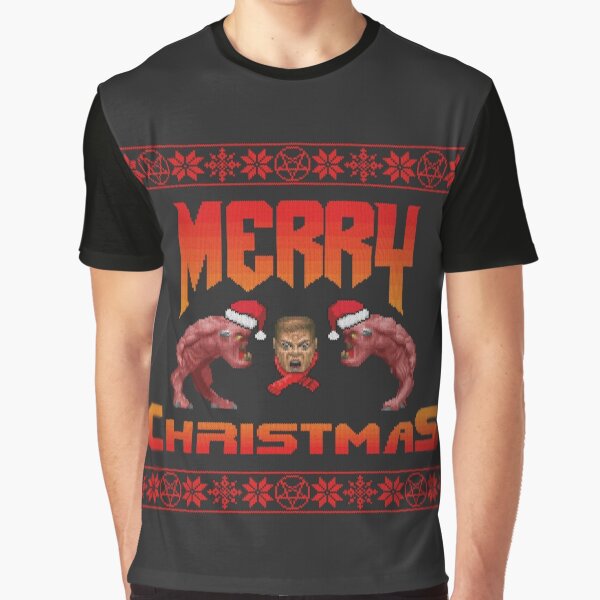 Christmas sweater for Doomguy Graphic T-Shirt
