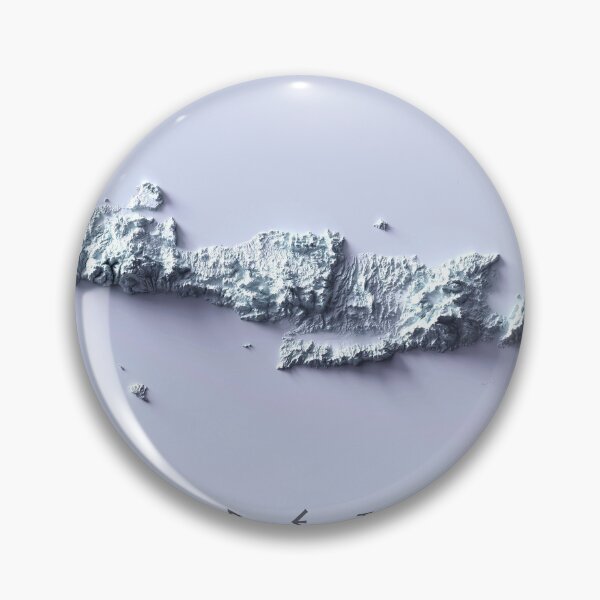 Item preview, Crete, Greece Relief Map 3D digitally-rendered designed and sold by ThinkAboutMaps.