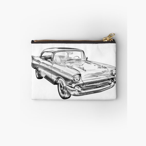 Artikelvorschau, Abbildung: Chevy Belair von 1957 entworfen und verkauft von KWJphotoart.