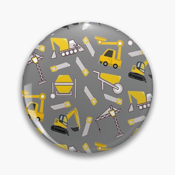 Item preview, Construction Trucks on gray - kids truck lover designed and sold by chetan786.