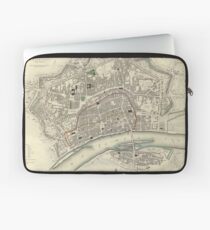 Vintage Map of Frankfurt Germany (1837) Laptop Sleeve