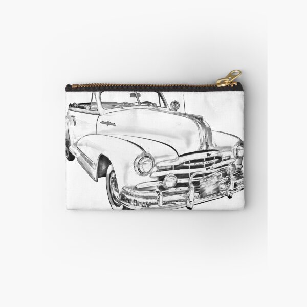 Item preview, 1948 Pontiac Silver Streak Convertible Illustration designed and sold by KWJphotoart.