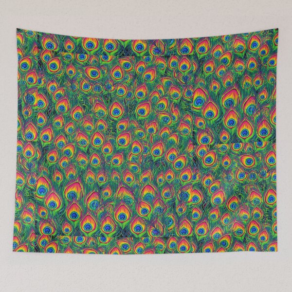 Item preview, Peacock Feather Garden Collage designed and sold by SloganExpress.