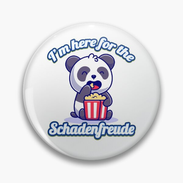 Item preview, I Am Here For The Schadenfreude Funny Cute Panda Sarcastic designed and sold by johnta17.
