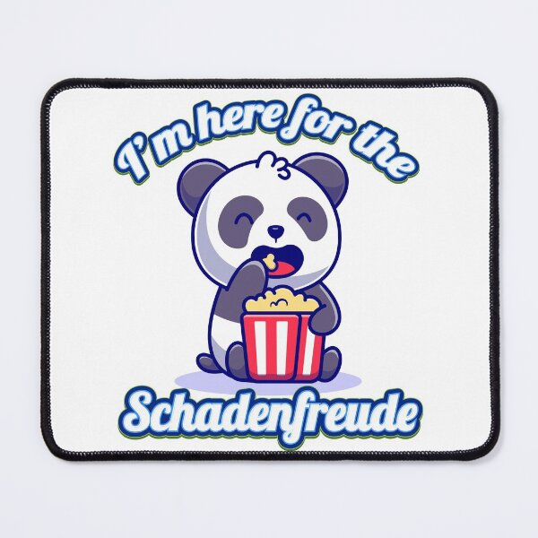Item preview, I Am Here For The Schadenfreude Funny Cute Panda Sarcastic designed and sold by johnta17.